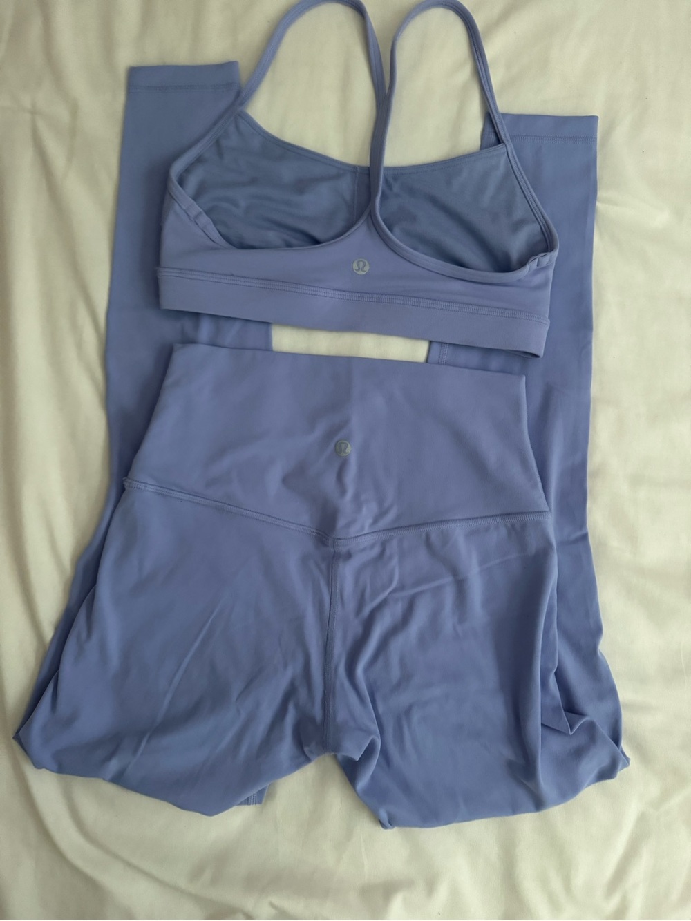 lululemon athletica Lavender Supportive Sports Bra & High-Rise Leggings Set